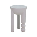 Morse White Wooden Accent Table