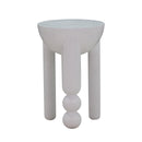 Morse White Wooden Accent Table