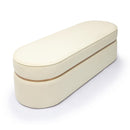 Pomp Cream Velvet Bench