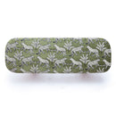 Ollie Olive Green Leopard Jacquard Bench