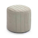 Pouch Mint Green Chenille Ottoman