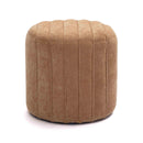 Pouch Rust Chenille Ottoman