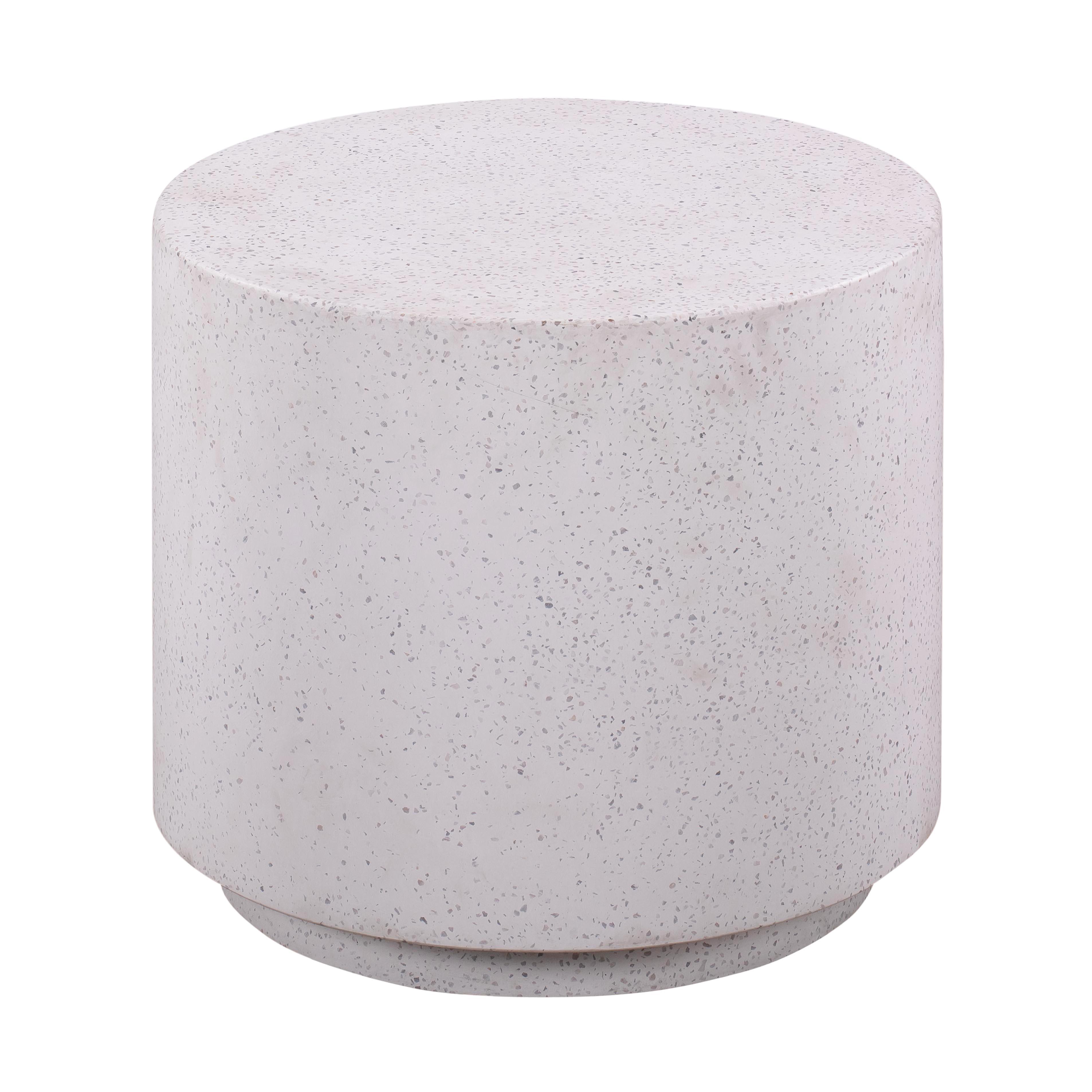 Terrazzo Light Speckled Side Table