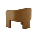 Marla Cognac Velvet Accent Chair - UK