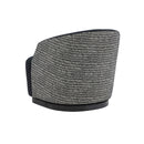 Reese Black Velvet Swivel Chair - UK