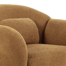 Misty Brown Boucle Accent Chair - UK