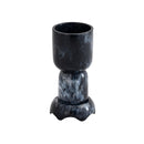 Platform Black Swirl Resin Kiddush Cup