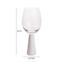 Rose White Wine Glasses - Set of 4