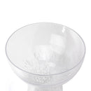 Dottie Clear White Dots Handblown Cocktail Glass - Set of 4