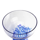 Dottie Blue Dots Handblown Cocktail Glass - Set of 4