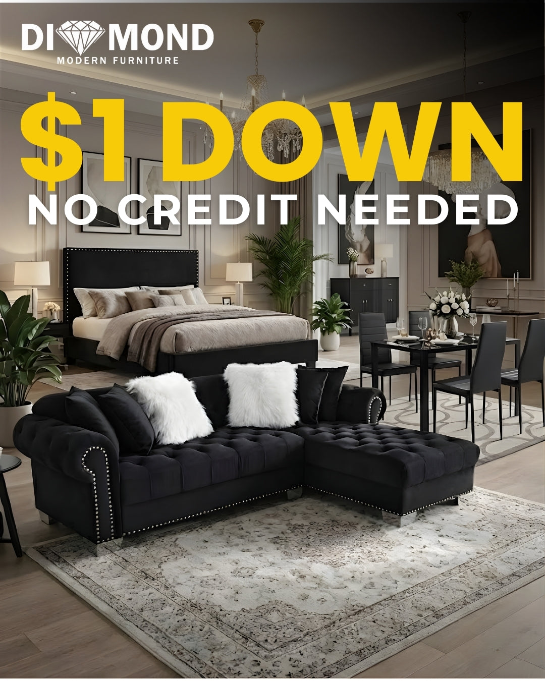 Royal Modern 3 Room package