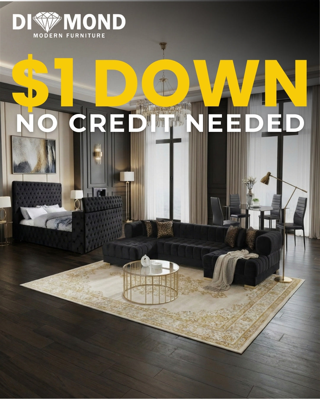 Arianna TV Bed 3 Room Package