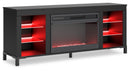 Cayberry TV Stand with Fireplace
