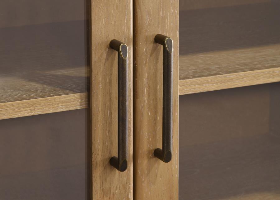 Brenham - 79" 4-Door TV Stand Media Console - Washed Oak