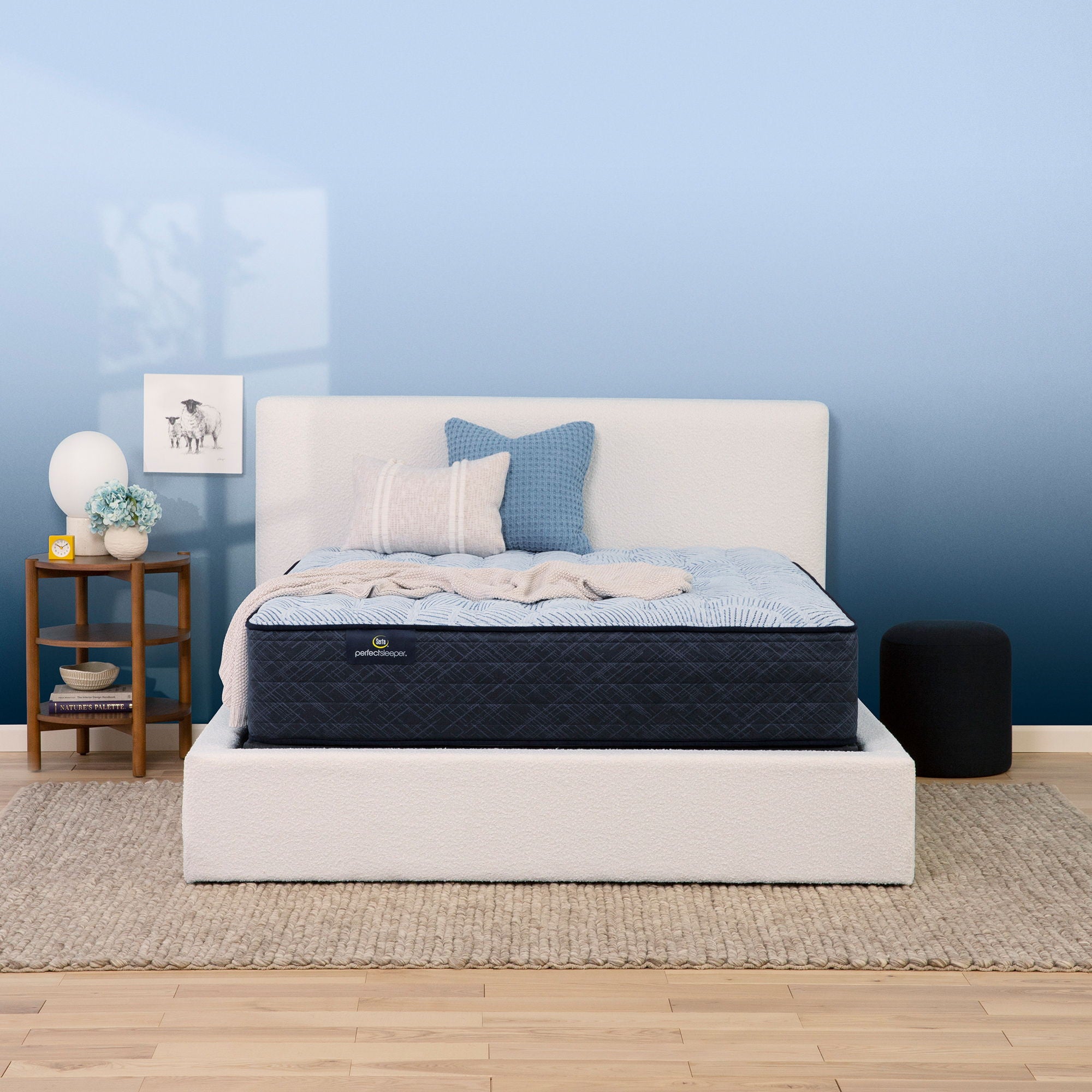 Perfect Sleeper - 13.5" Blue Lagoon Nights Medium Mattress