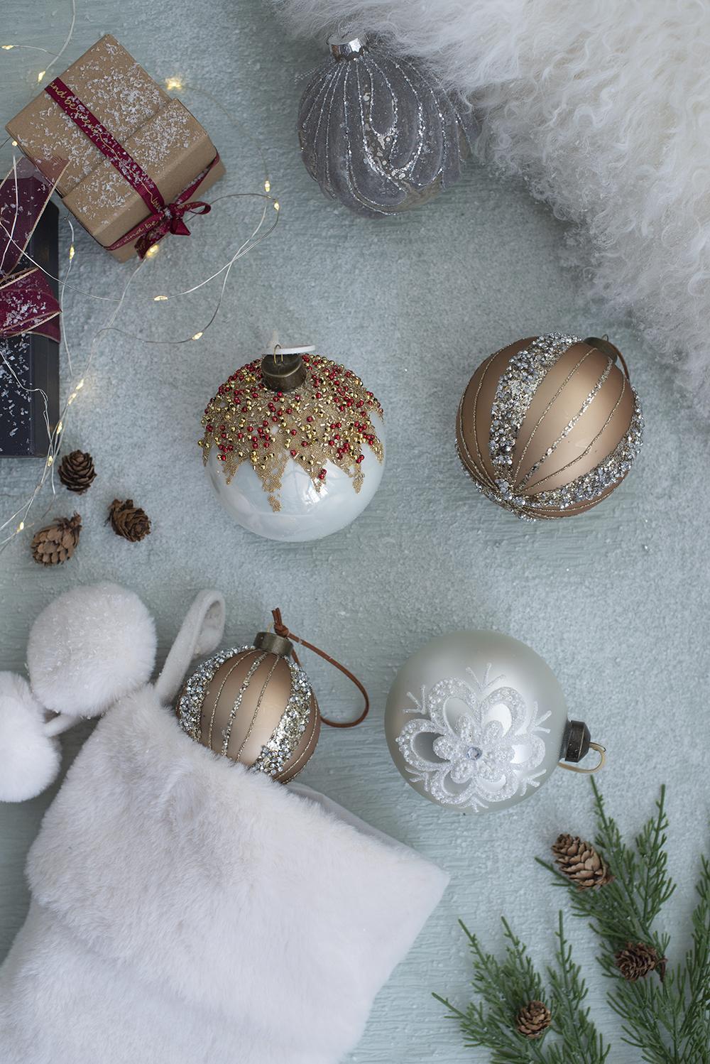 Christmas Ball Ornaments, Hanging Ball Christmas Tree For Holiday Decorations