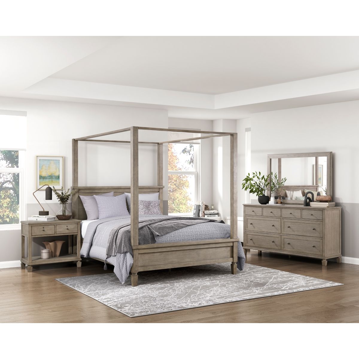 Marceline - Nightstand - Gray