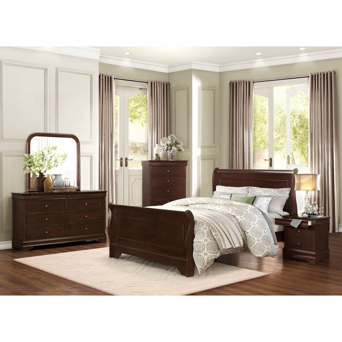 Abbeville - Mirror - Cherry