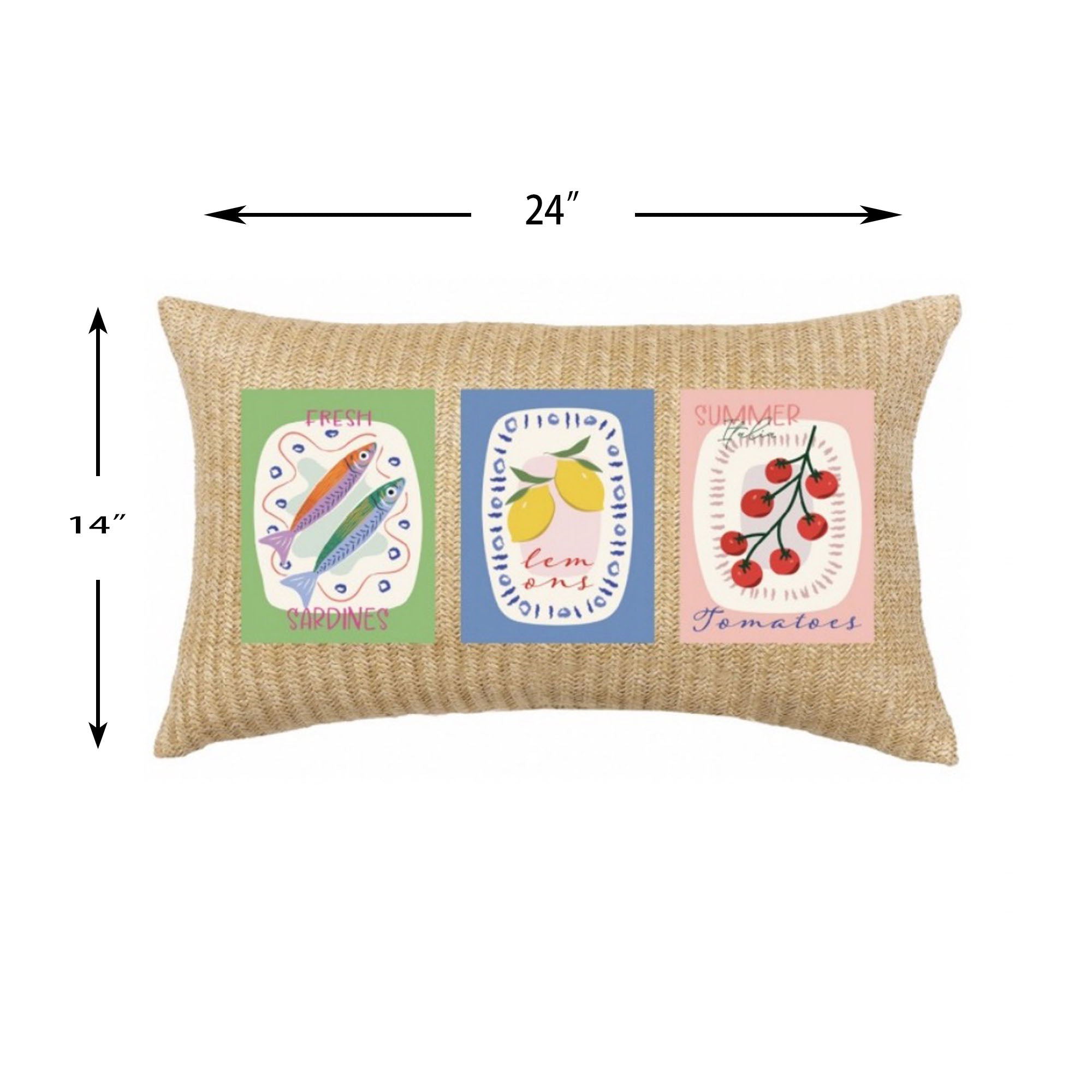 Outdoor Lumbar Pillow - Multi