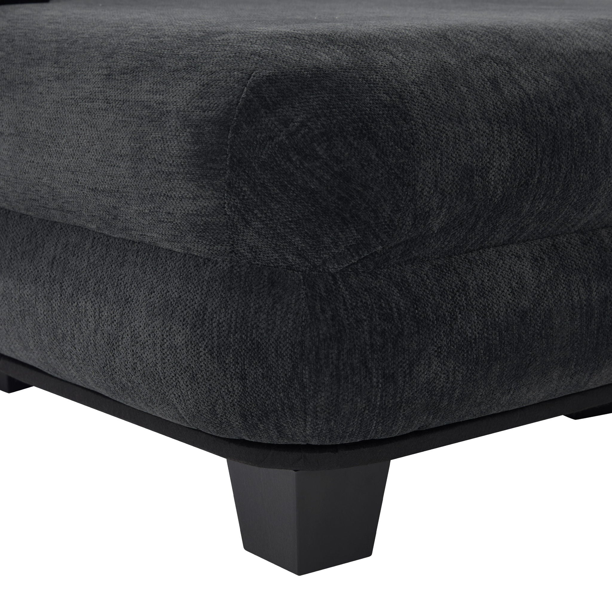 Oversized Chaise Lounge Sofa Bed With Deep Seat And Layered Armrests