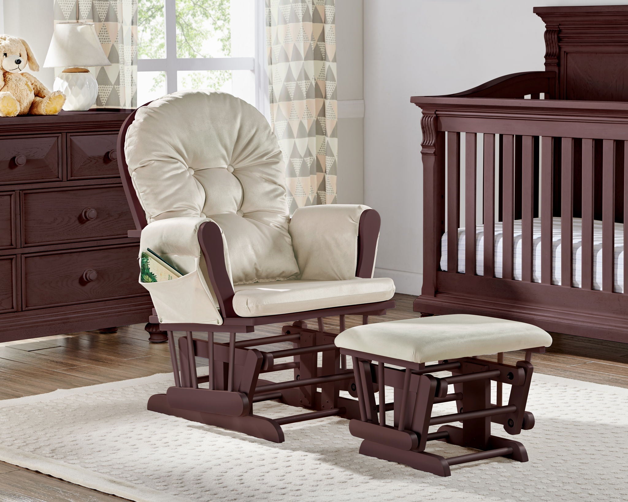 Mason - Comfortable Glider And Ottoman