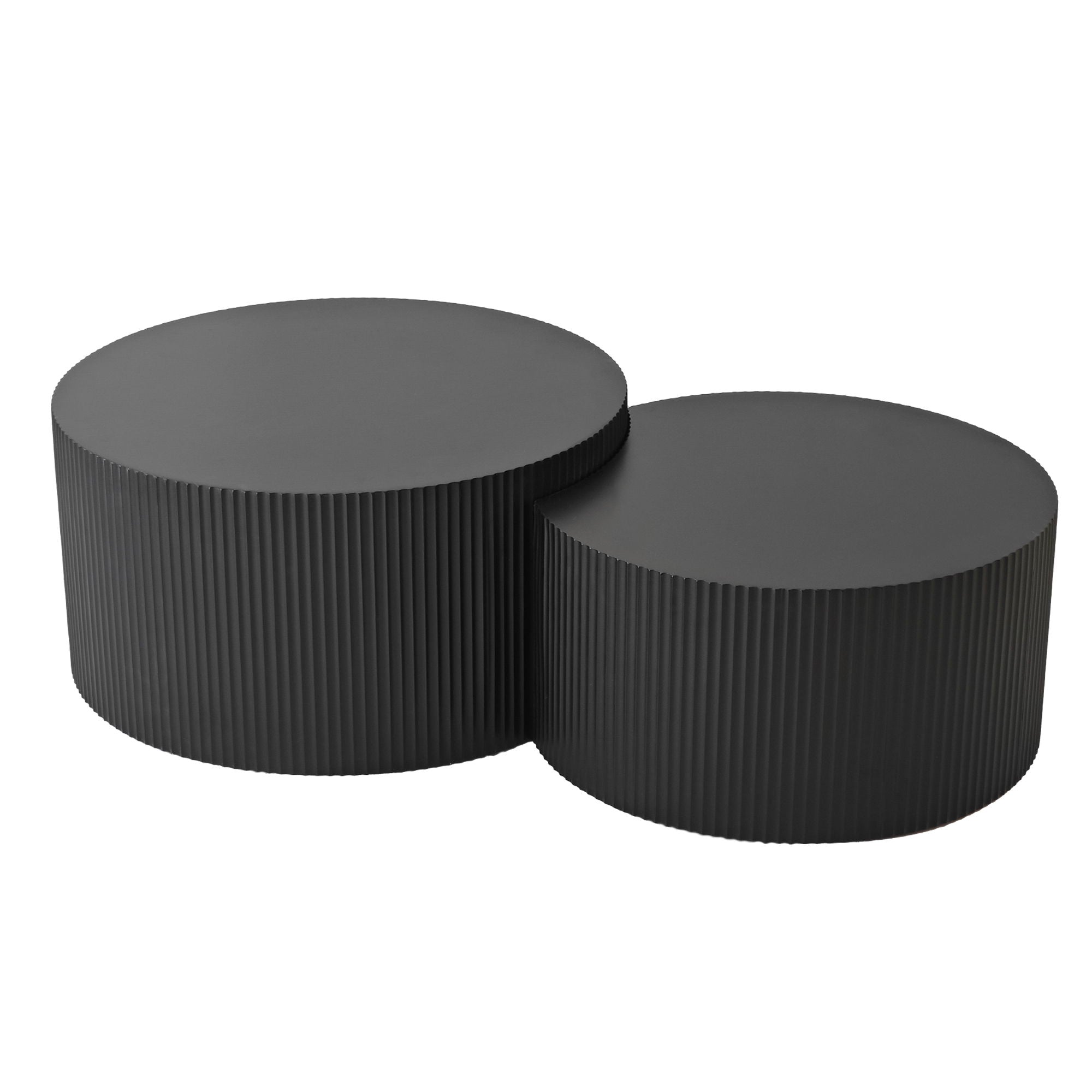 Wave Stripe Nesting Coffee Table (Set of 2)