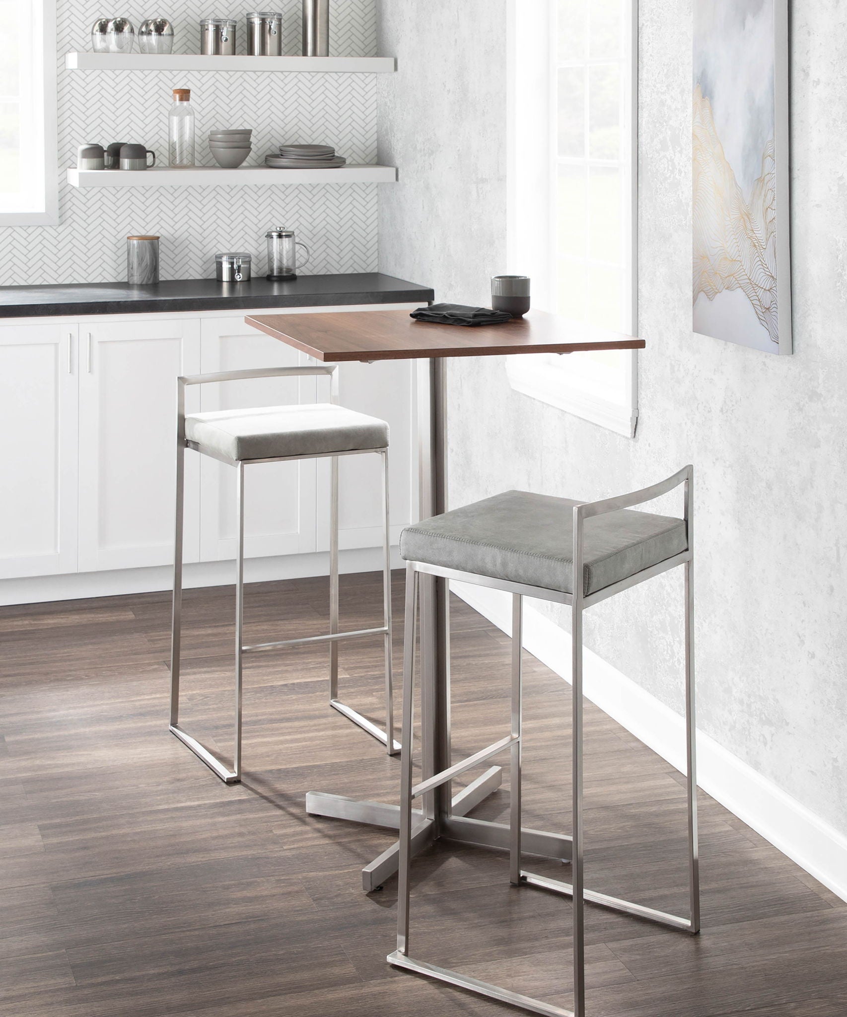Fuji - Contemporary And Elegant Design Stackable Barstool