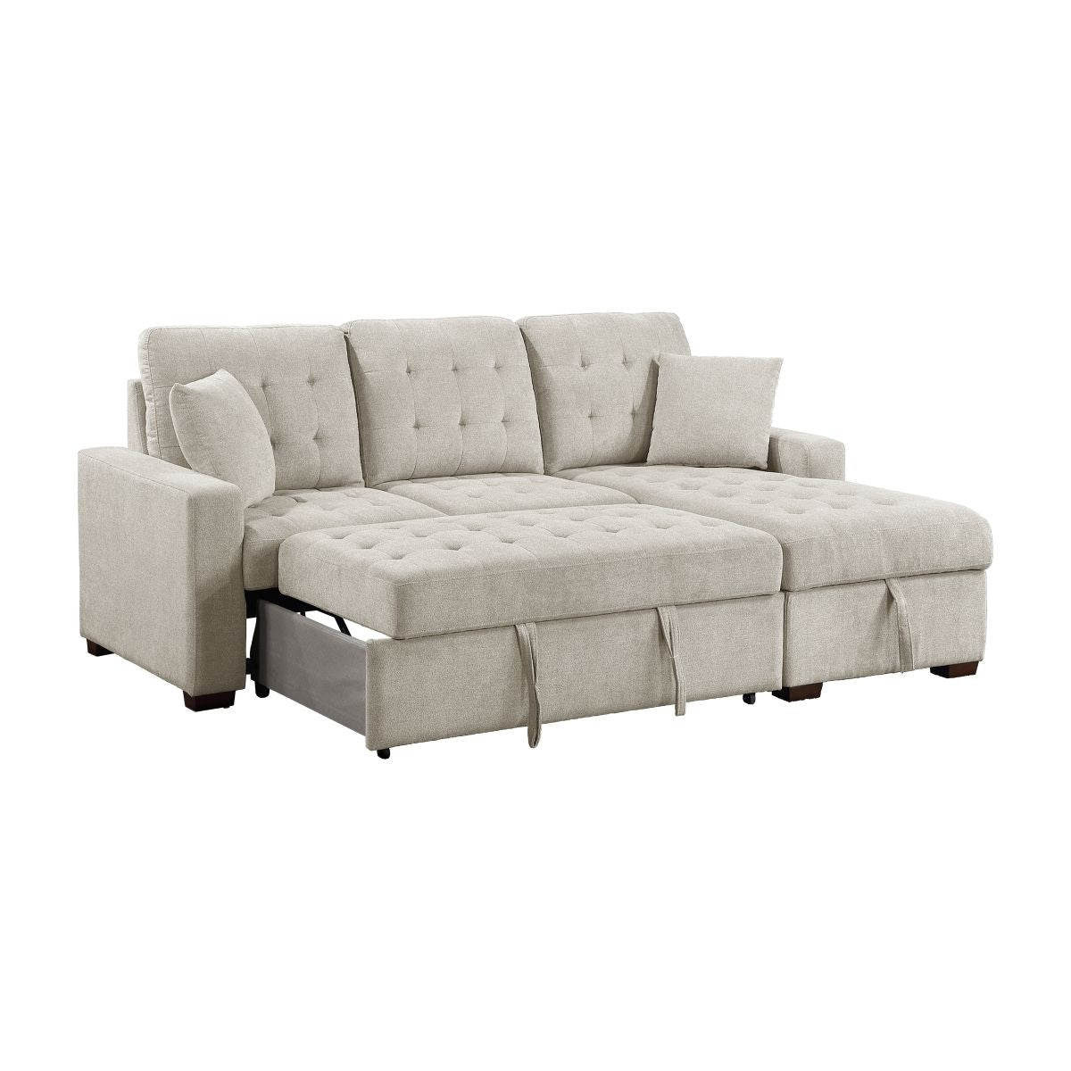 Waitsfield - Sectional With Chaise, Pull-Out Bed And Hidden Storage