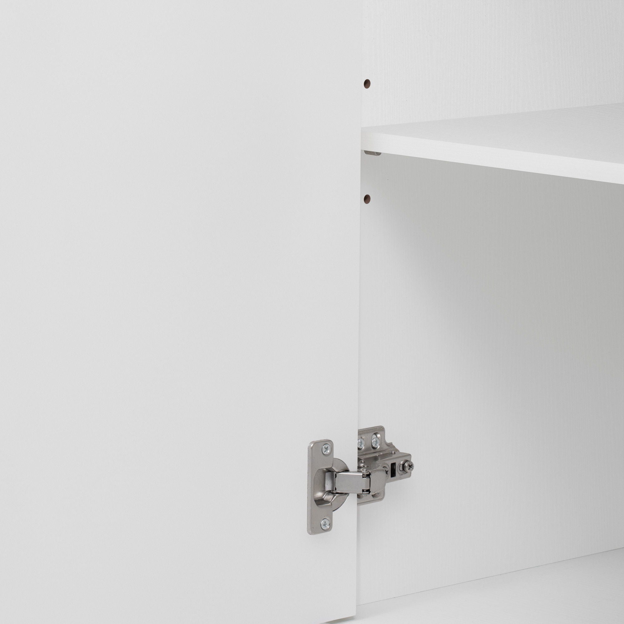 Modern TV Stand With 2 Spacious Storage Space And Anti-Tip Device