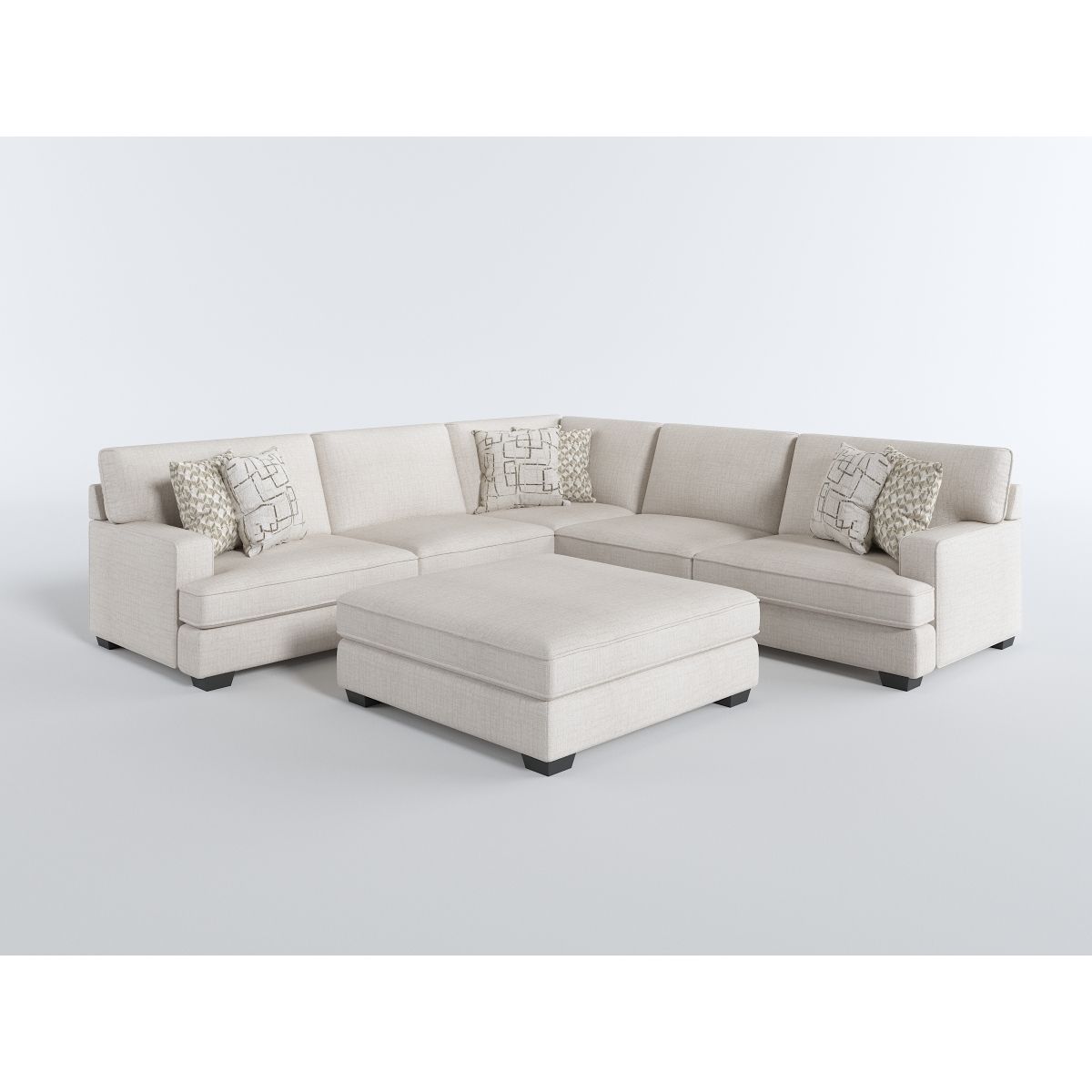 Livia - Ottoman - Beige