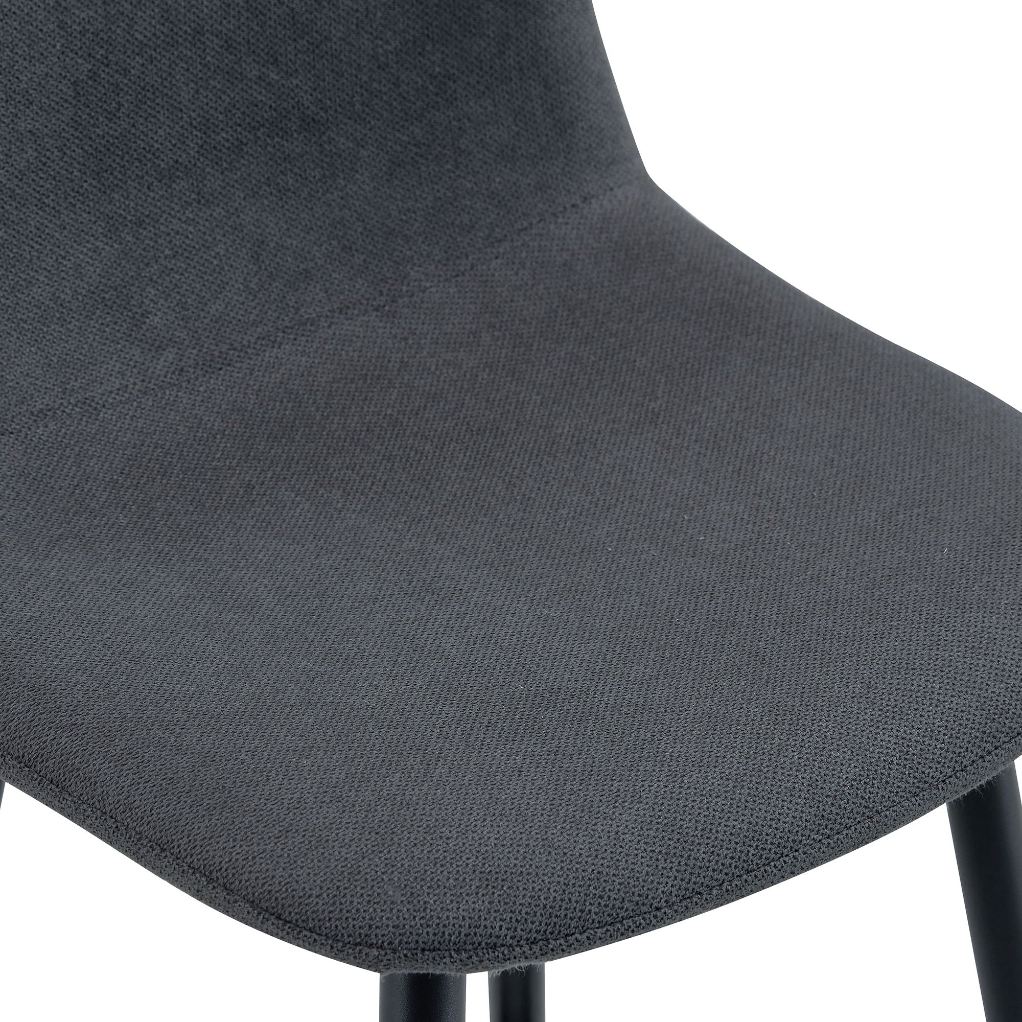 Modern Bar Chair Rounded Backrest (Set of 2)