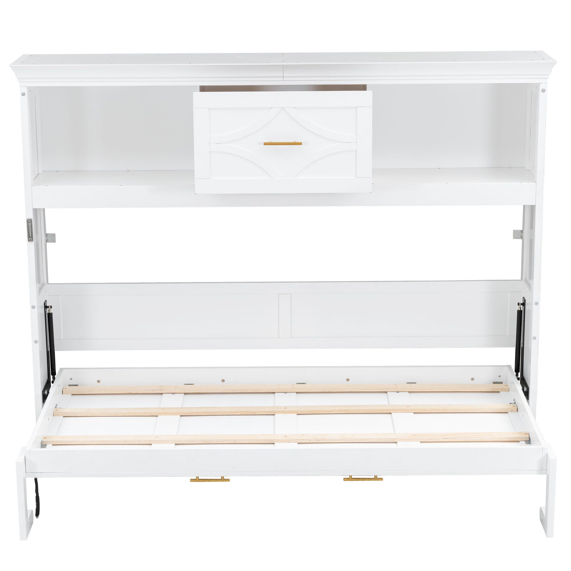 Murphy Bed With Charging Station And Drawer