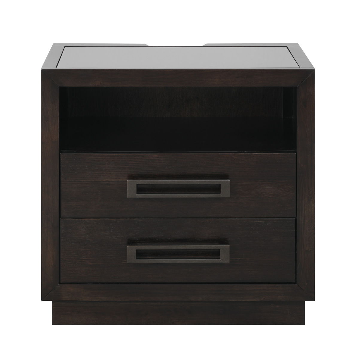Larchmont - Nightstand, LED Lighting - Dark Brown