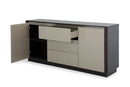 A&X Caligari Modern Oak & Grey Gloss Buffet