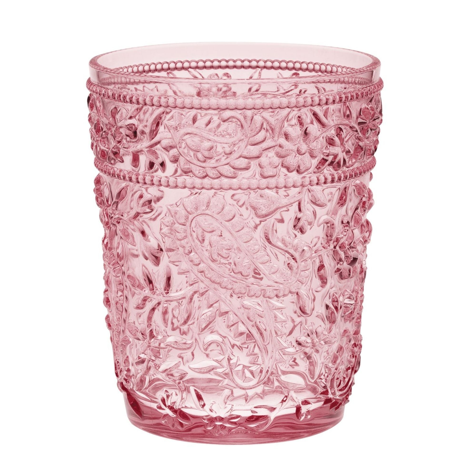 Paisley Acrylic Glasses Drinking (Set of 4)
