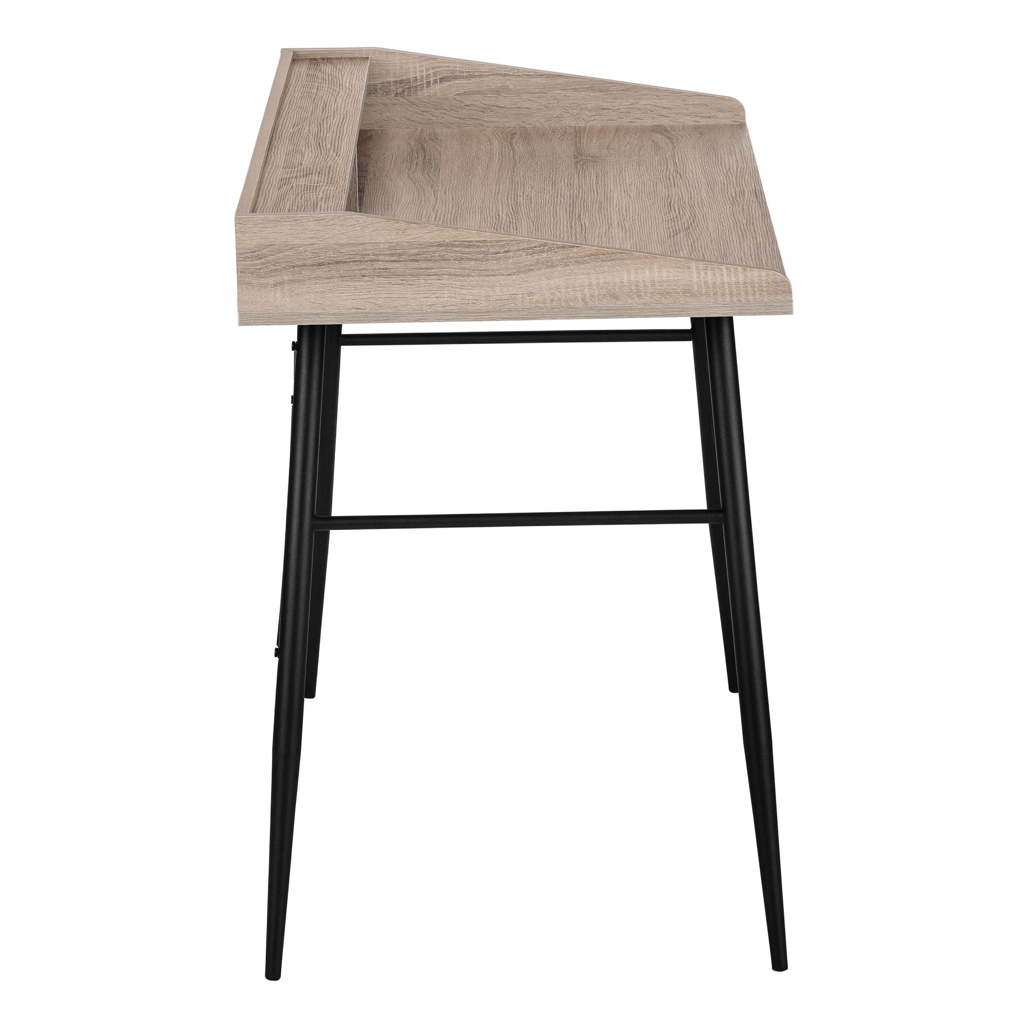 Computer Desk For Home Office, Sturdy Construction, Storage Shelves