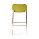 Modrest Adhil Mid-Century Green Fabric Bar Stool