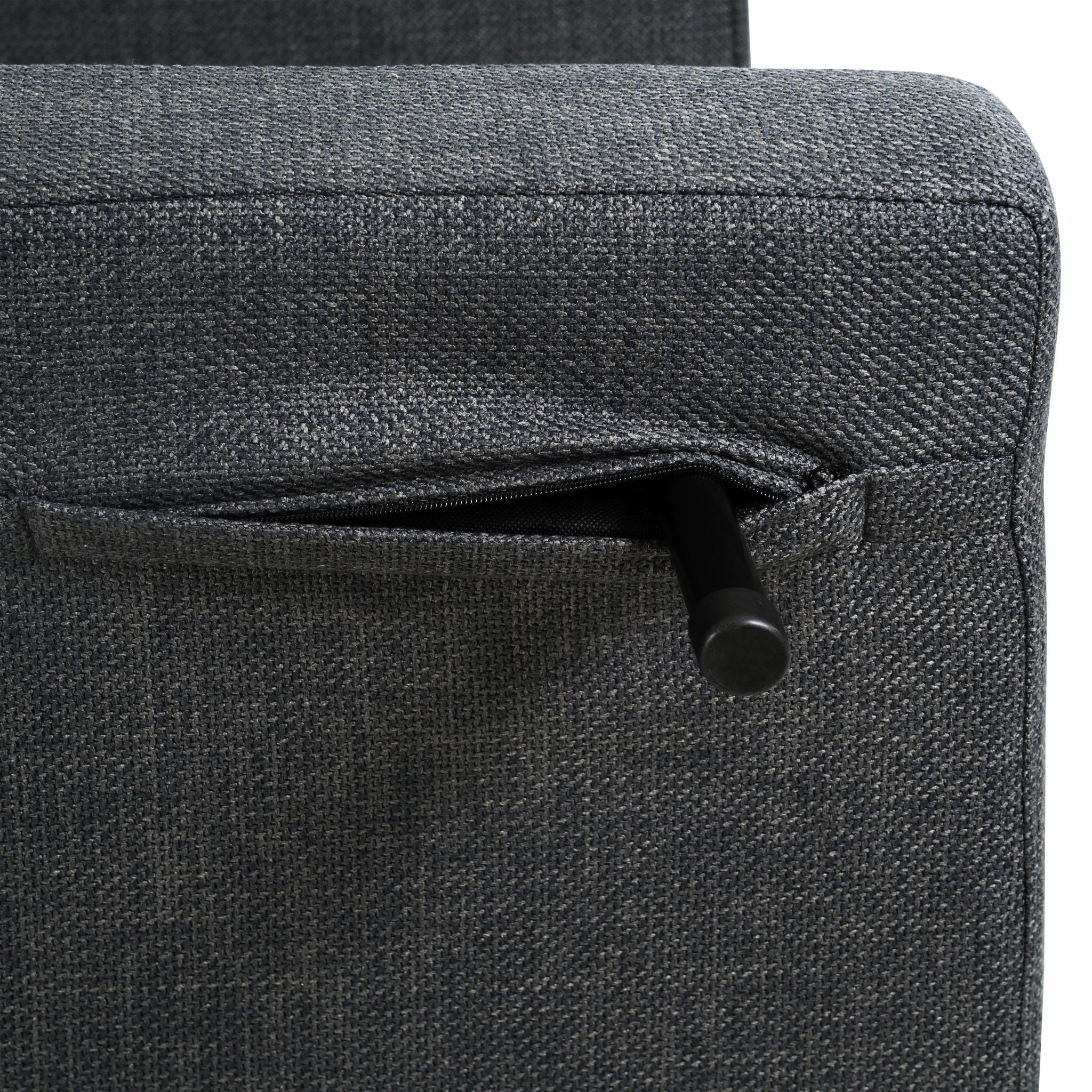 3 In 1 Foldable Chaise Lounge With Adjustable Backrest