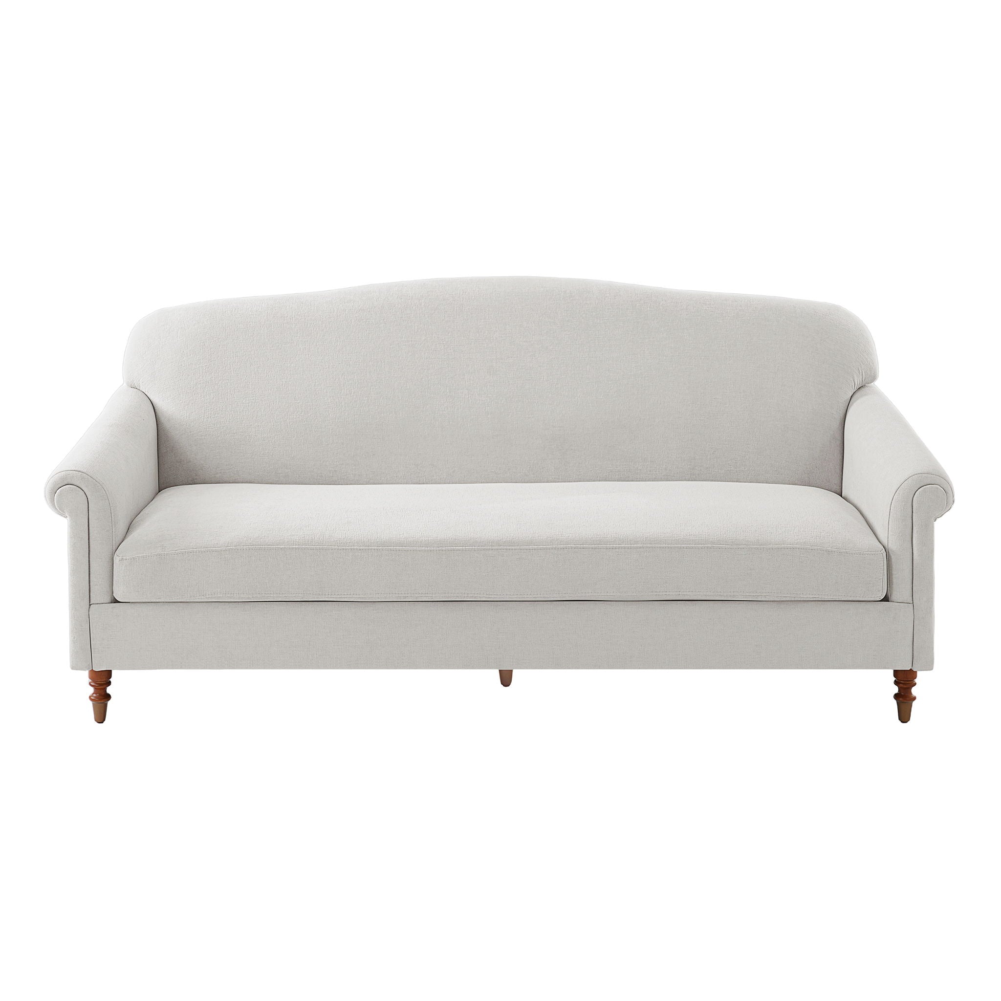 Loveseat Sofa, 2 Seater Couch With Rolled Arms