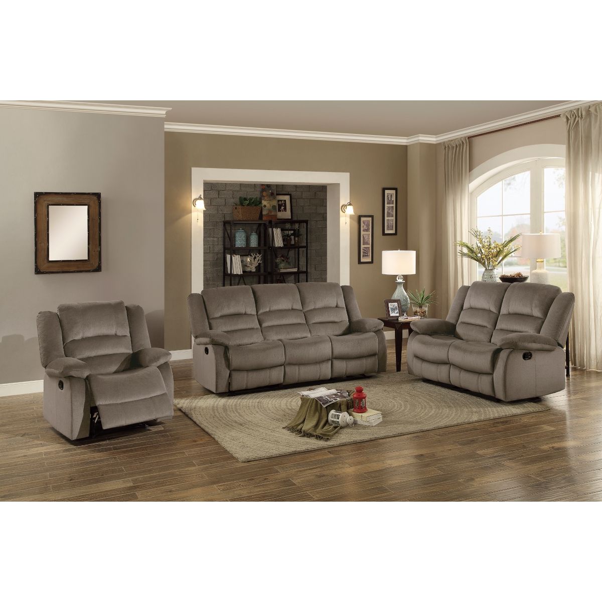 Jarita - Reclining Chair - Chocolate