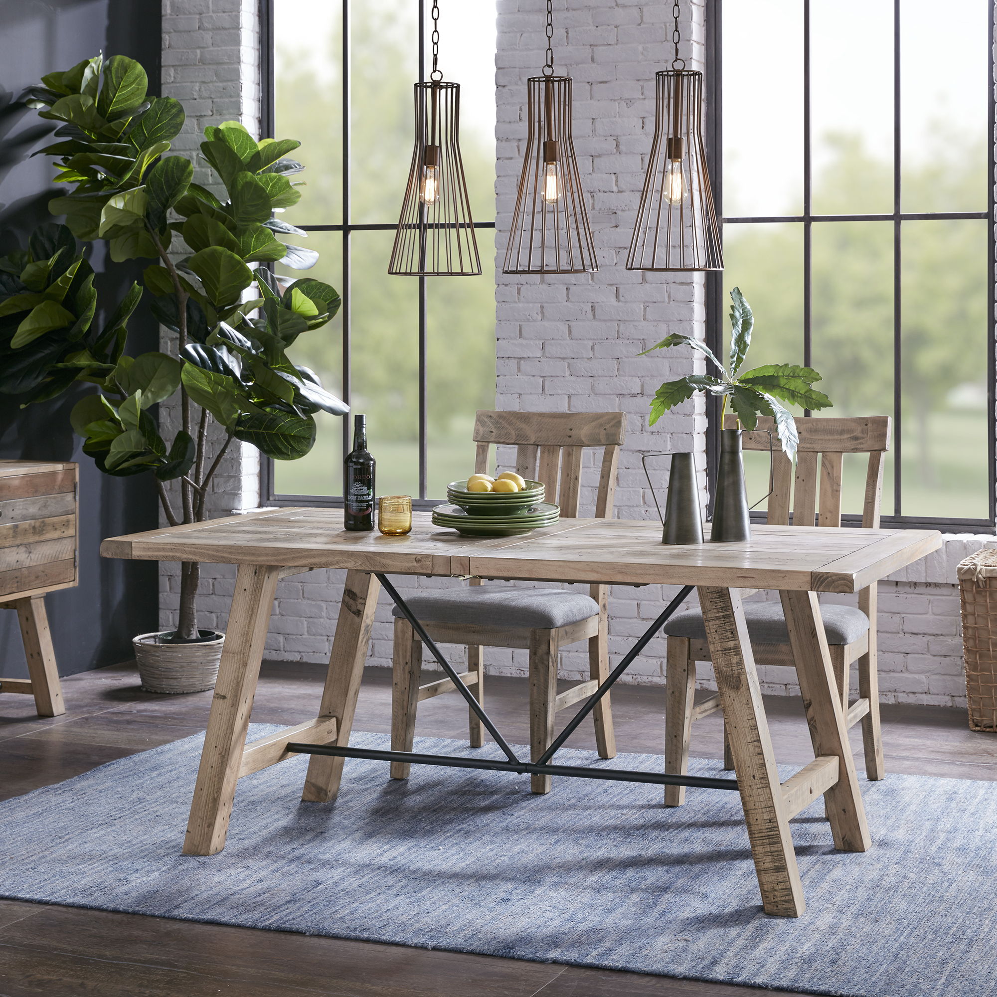 Sonoma - 4 Piece Dining Set - Natural