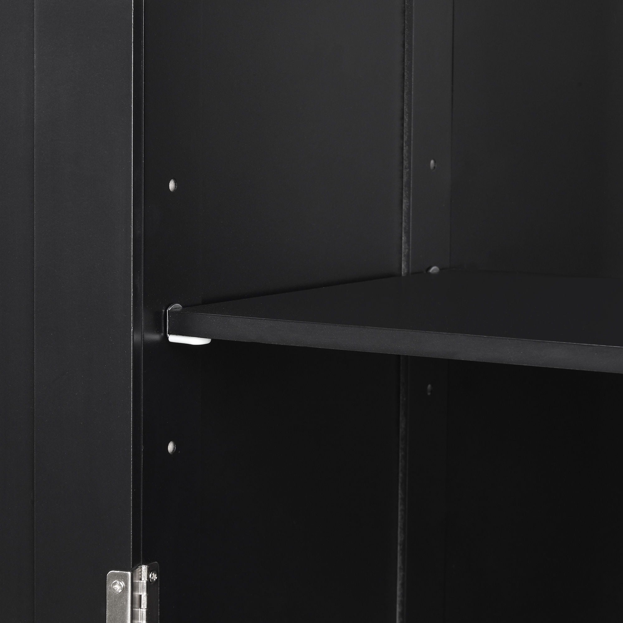 Tall Freestanding Bathroom Storage Cabinet With Adjustable Shelf And 2 Drawers