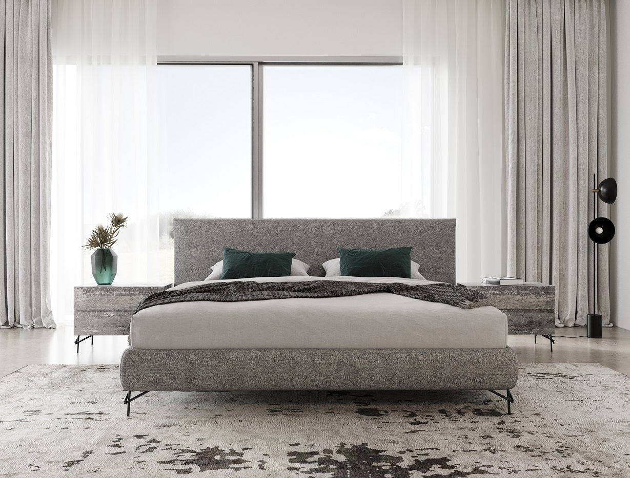 Nova Domus Aria - Italian Modern Multi Grey EK Bedroom Set