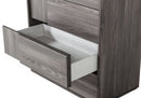 Nova Domus Asus - Italian Modern Elm Grey Chest