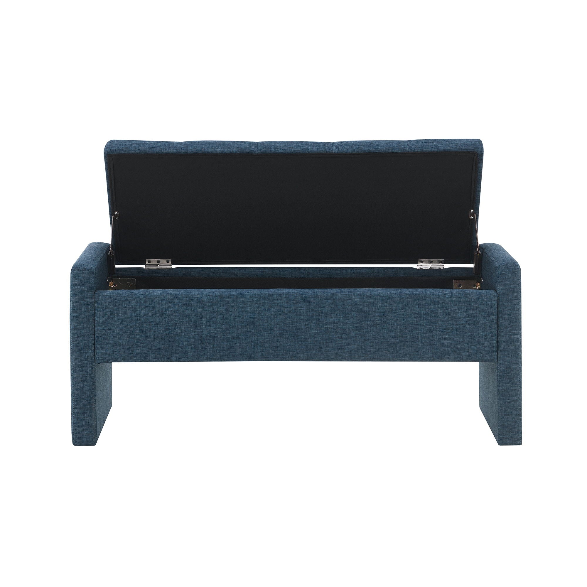 Modern Upholstered Large Bed End Bench With Storage