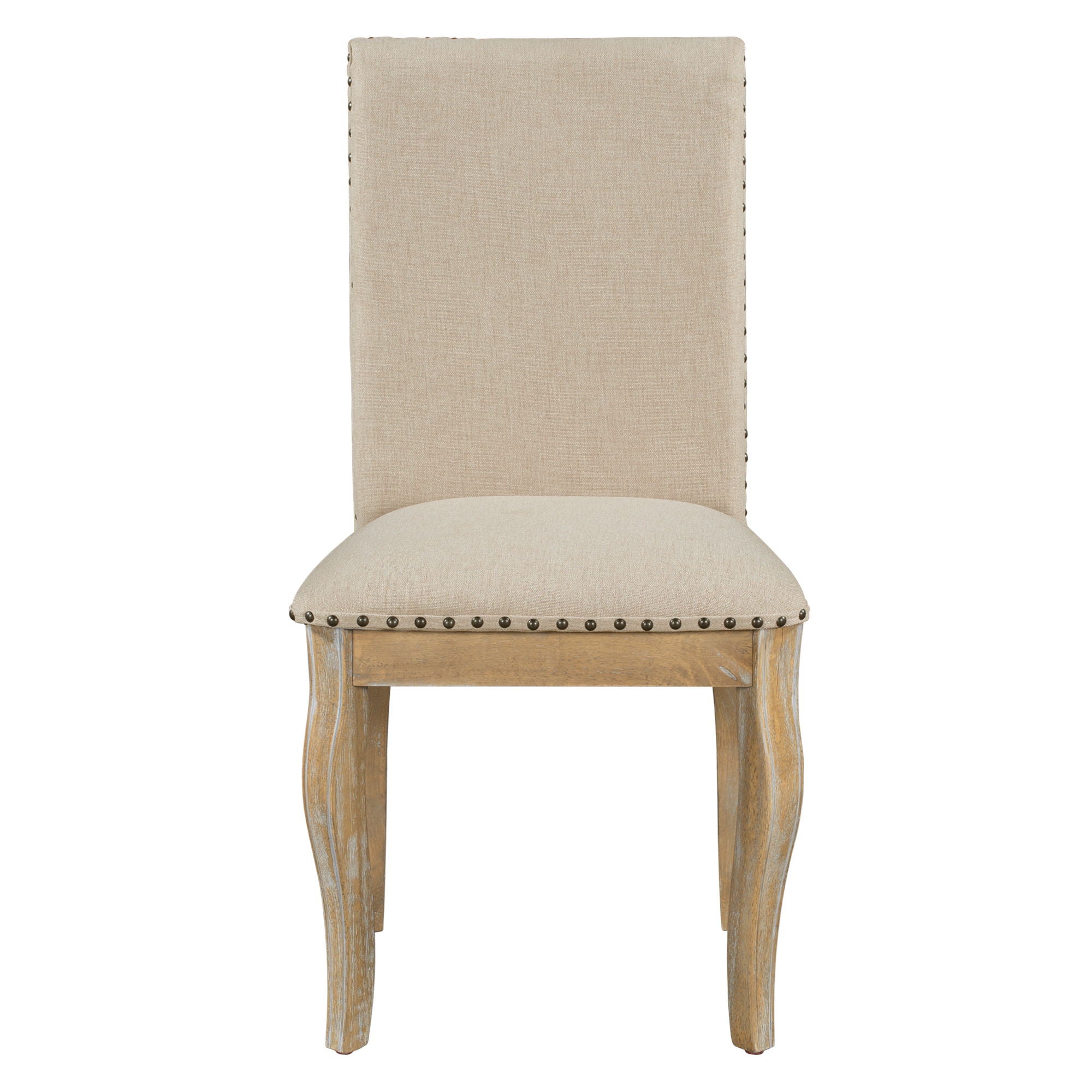 Upholstered Dining Chairs With Nailhead (Set of 2)