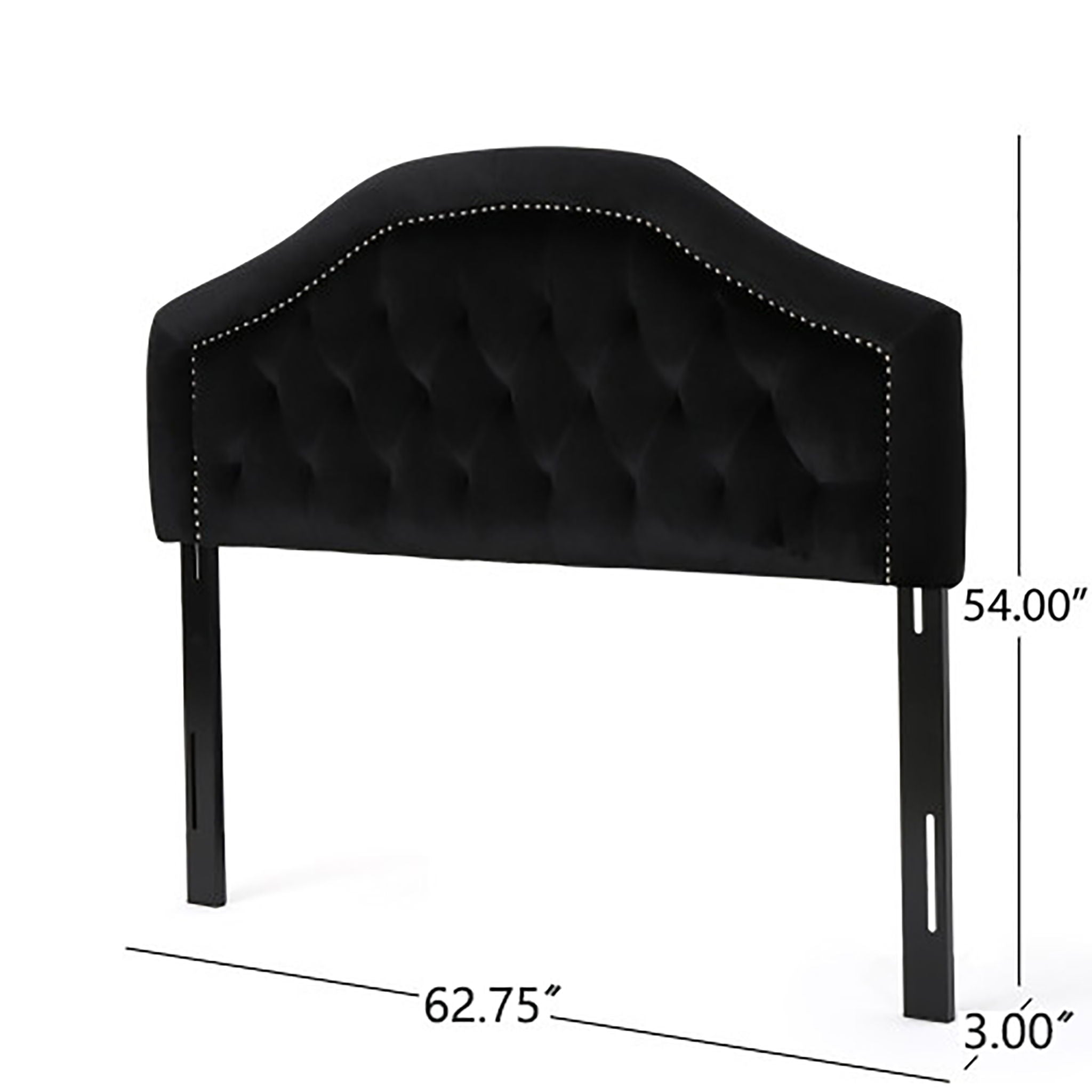 Kaarina - Contemporary Tufted Fabric Headboard