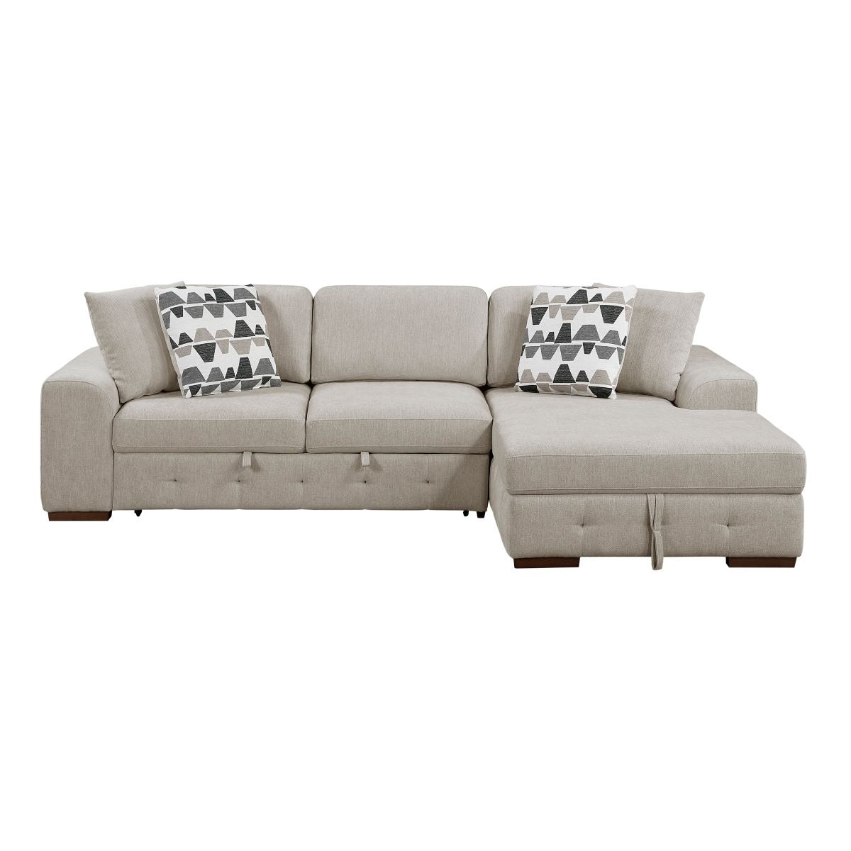 Raife - Sectional With Ottoman