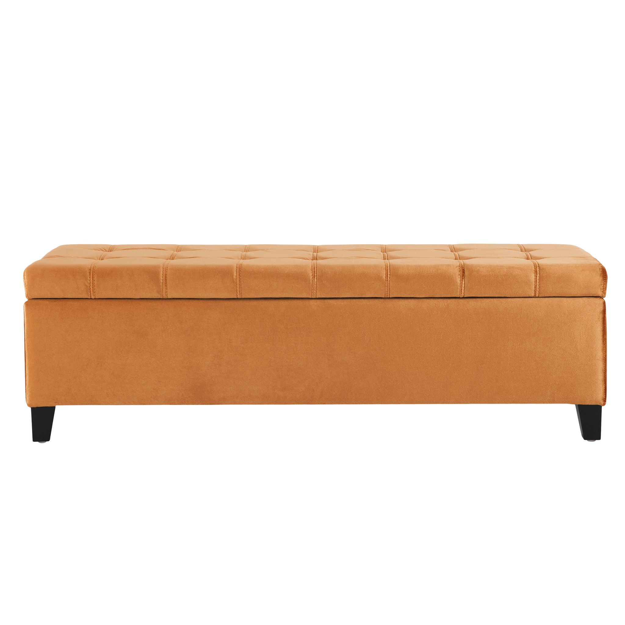 Wendover - Elegant Tufted Storage Bench With Lift-Up Top And Birch Wood Legs
