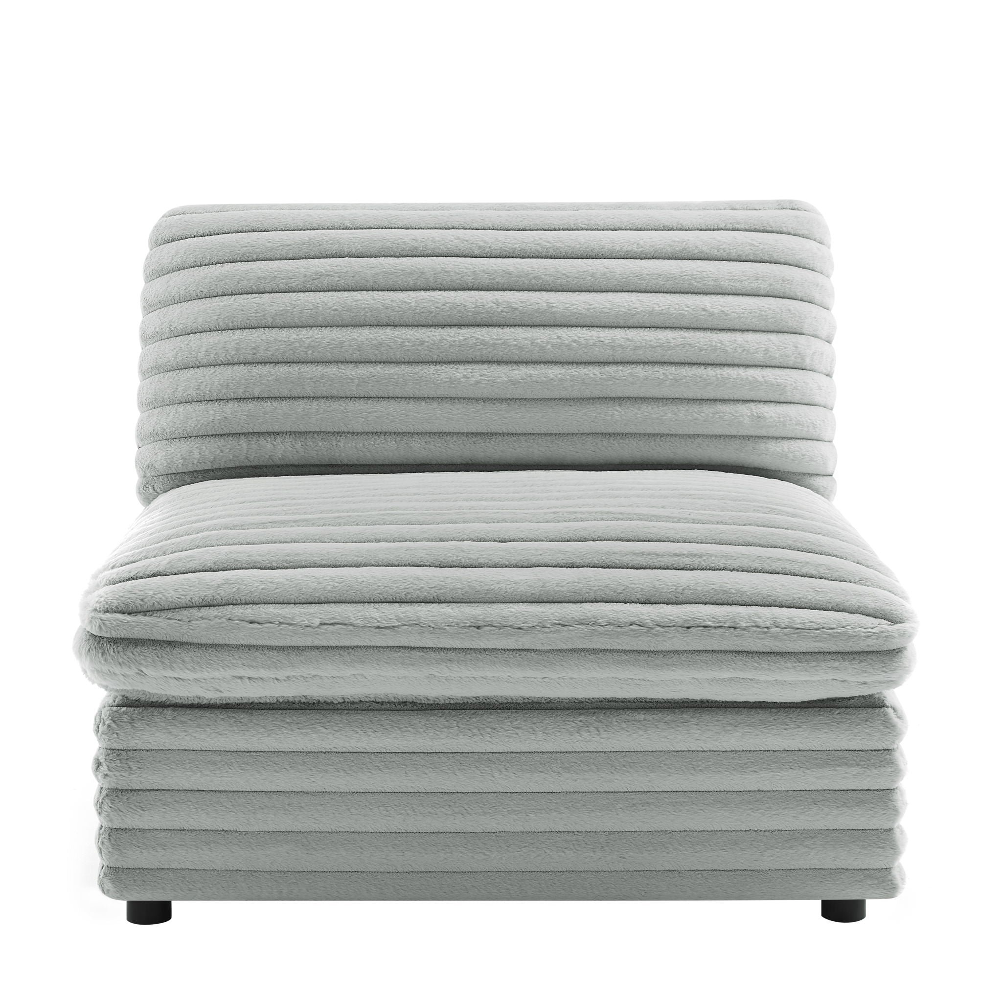 Jenny - Armless Slipper Chair - Gray